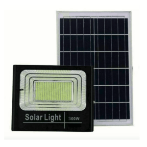 FOCO LED FOCO 300 W PANEL SOLAR LUZ FRÍA 6500 K JARDÍN EXTERIOR 198