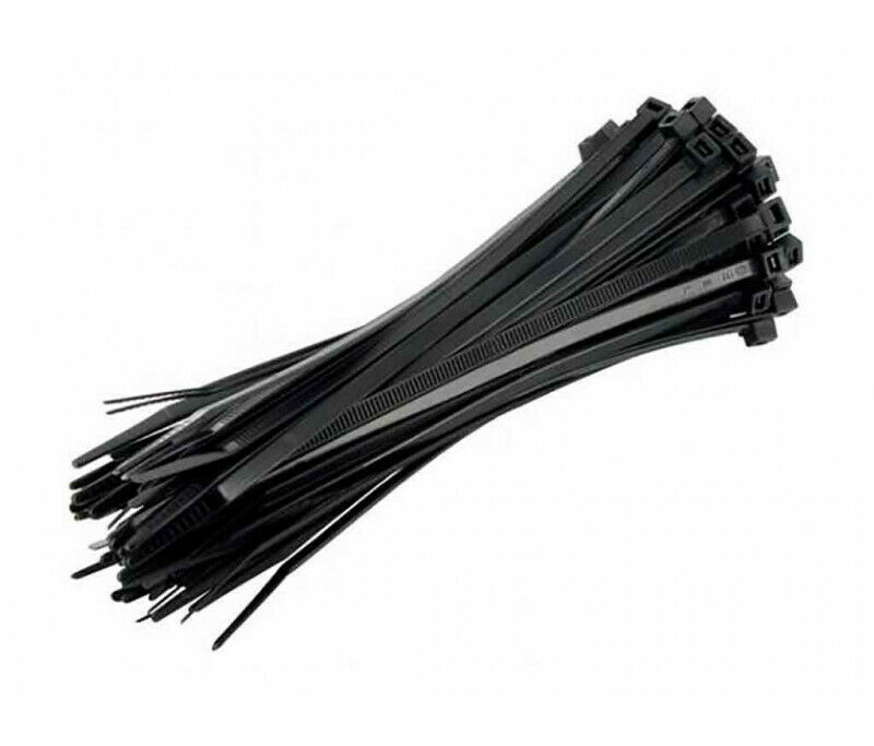 50 PIEZAS BRIDAS DE VELCRO CIERRE DE ARNÉS NEGRO 3