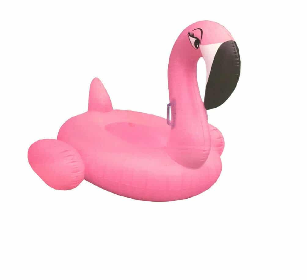 FLAMINGO ROSA INFLABLE FLAMENCO JUGUETE NIÑOS NIÑOS PISCINA MAR 110x90 cm