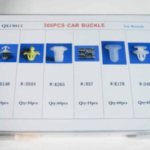 CLIPS DE FIJACIÓN 300 PIEZAS CARROCERÍA PANELES DE PARACHOQUES REMACHES PLÁSTICO RENAULT 701