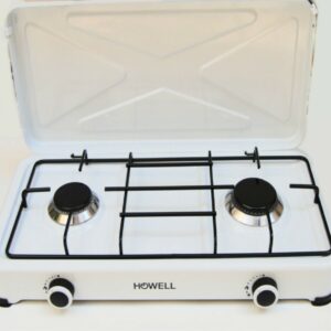 ESTUFA ESMALTADA ESTUFA 2 QUEMADORES FUEGO COCINA DE CAMPING GAS LPG 315 CÓMO