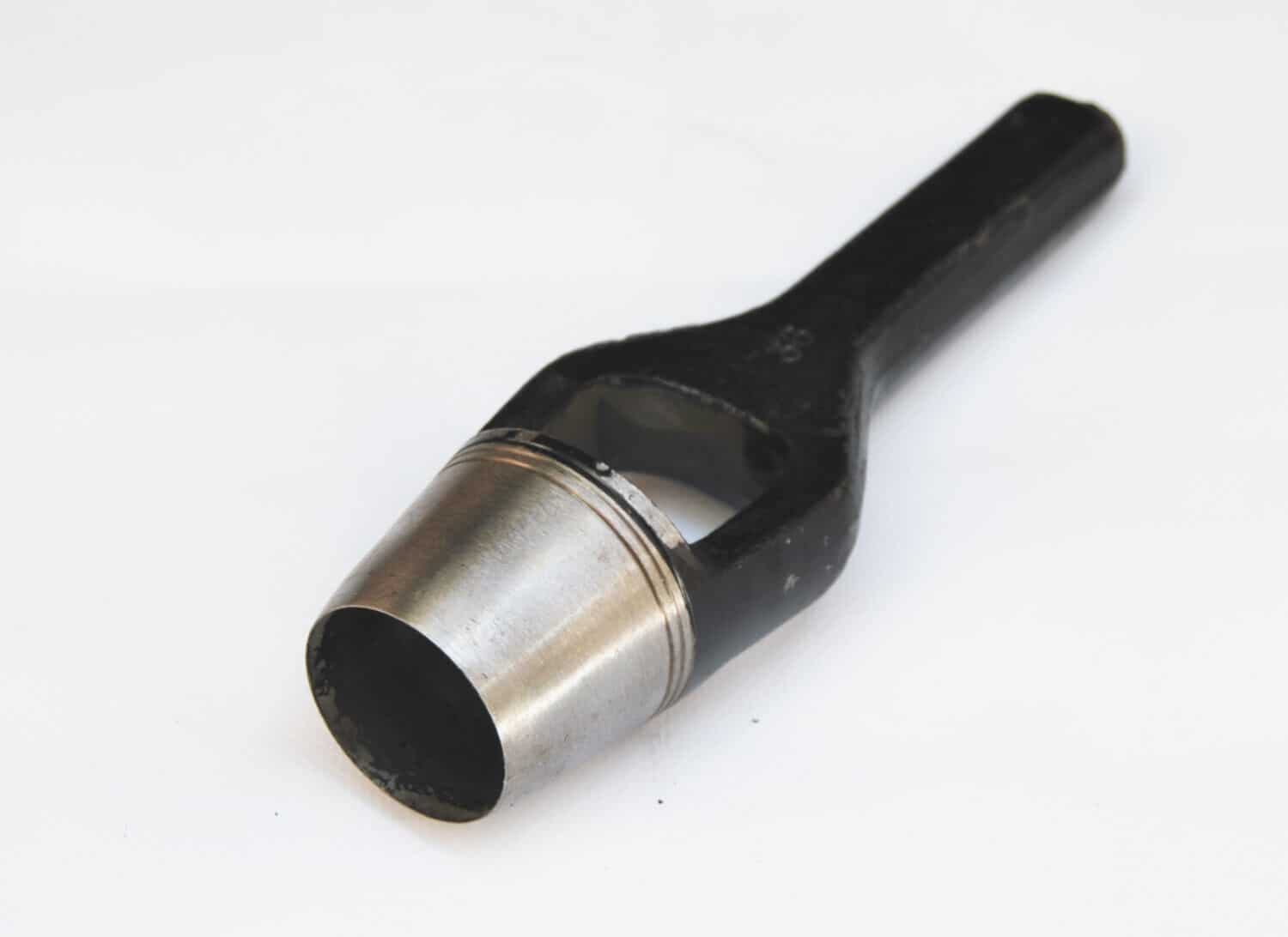 TROQUEL DE MARTILLO REDONDO PARA AGUJEROS DE PRECISIÓN EN CUERO Y CUERO 17 mm