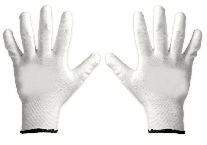 120 PARES GUANTES DE TRABAJO DE POLIURETANO PAR DE GUANTES BLANCO 01WW TALLA 9