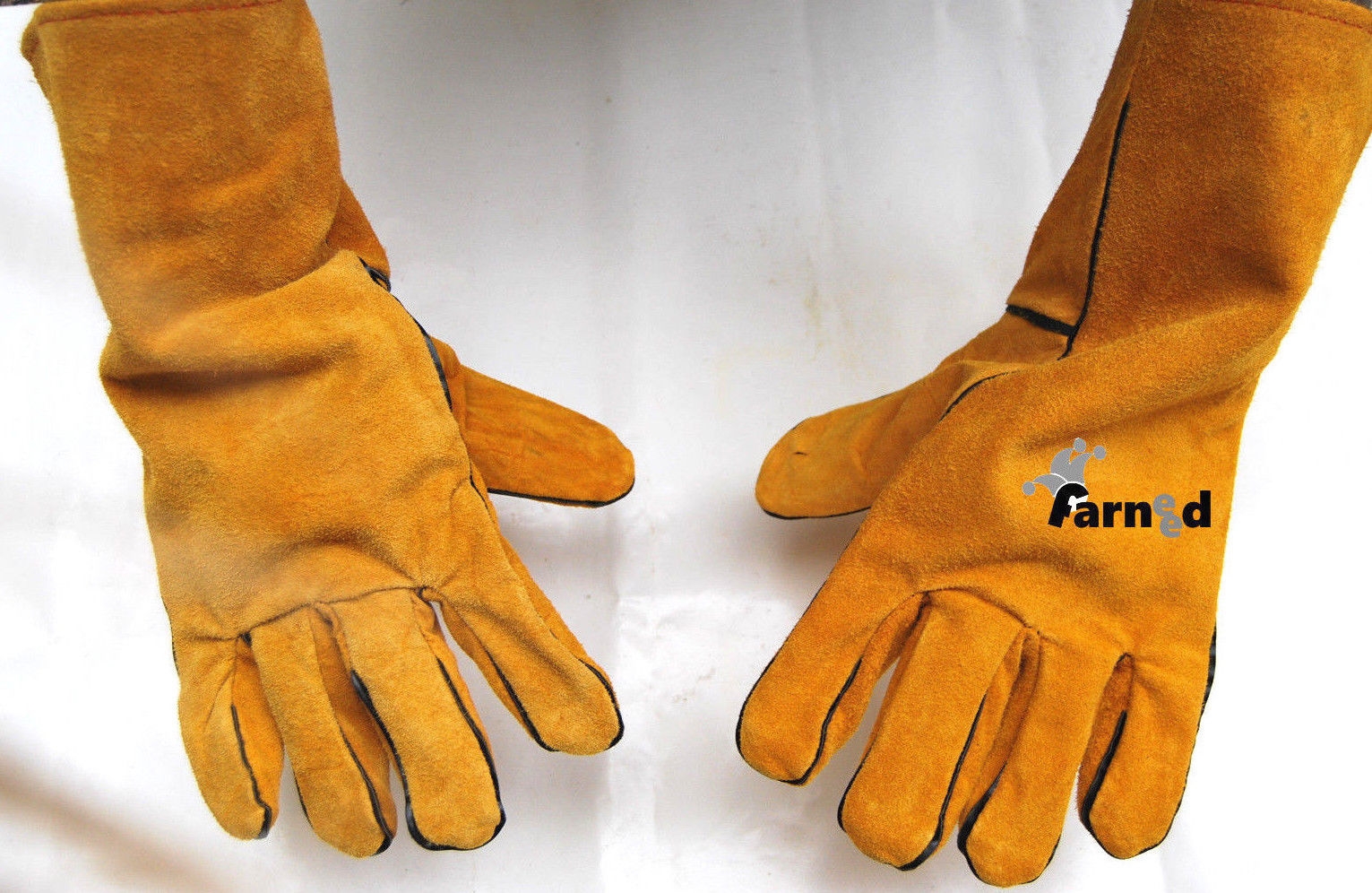 SOLDADURA GUANTES DE SOLDADURA SOLDADURA CUERO SERRAJE RESISTENTE AL CALOR LARGO DERECHO SX 805