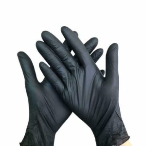 GUANTES DE NITRILO NEGRO GUANTE NEGRO 100 PIEZAS TALLER DE TRABAJO DE ALTA RESISTENCIA XL 196