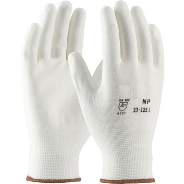 12 PARES DE GUANTES GUANTE DE TRABAJO DE POLIURETANO NYLON RECUBIERTO TALLA 10 BLANCO 867
