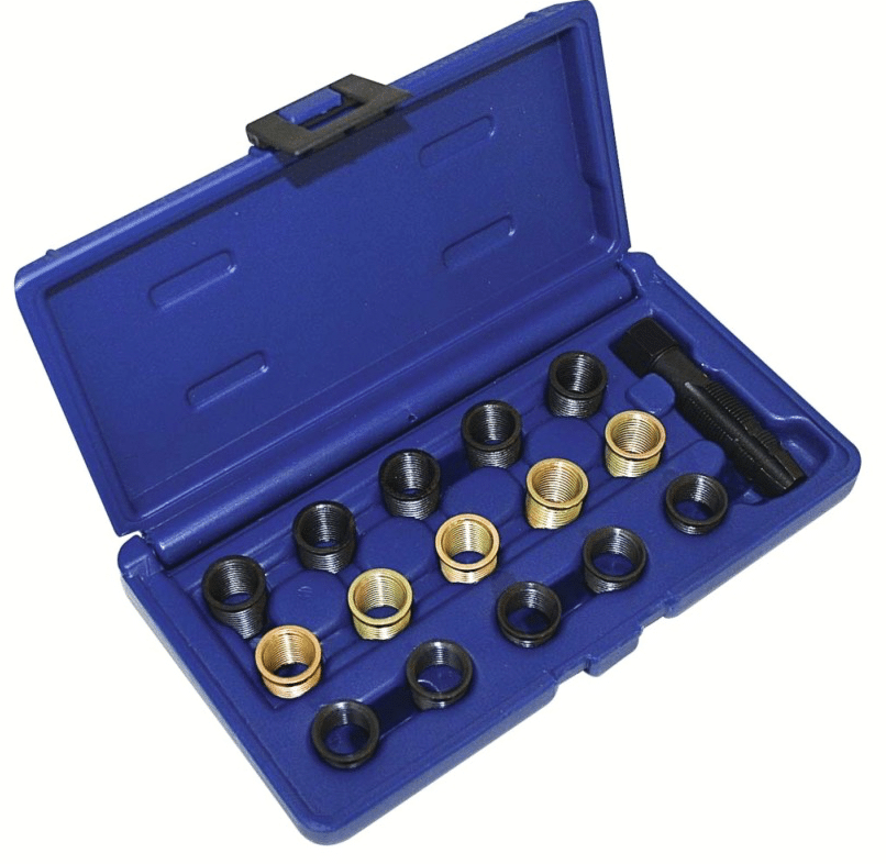 KIT DE REPARACIÓN DE BUJÍAS BUJÍAS INCANDESCENTES ROTAS 16 PIEZAS PIEZAS DE COCHE ROSCAS M14 981sa