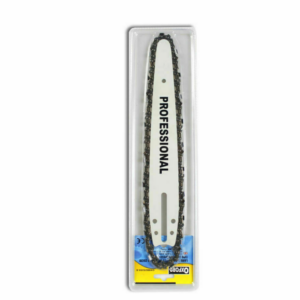 HOJA DE TRINCHAR PUNTIAGUDA 25 CM CON CADENA DE MOTOSIERRA PODA JARDINERÍA