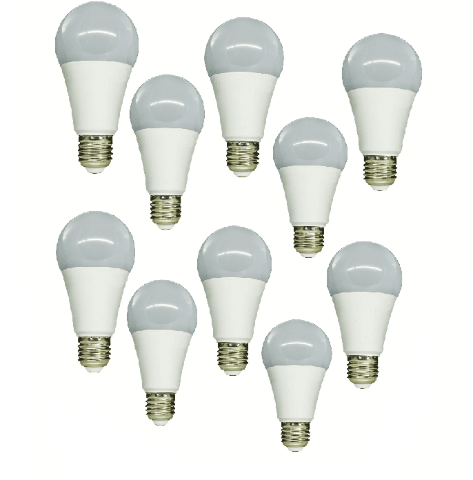 KIT DE BOMBILLAS LED DE 10 PIEZAS 17W = 100W LUZ NATURAL DE PLÁSTICO 4000K V-TAC 138
