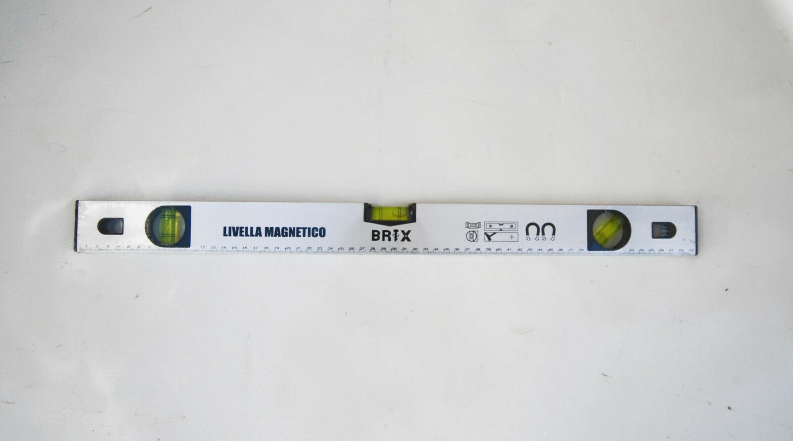 21498 NIVEL MAGNÉTICO IMÁN MÉTRICO EN ALUMINIO 3 BURBUJAS DE BURBUJAS 60 cm METRO 699
