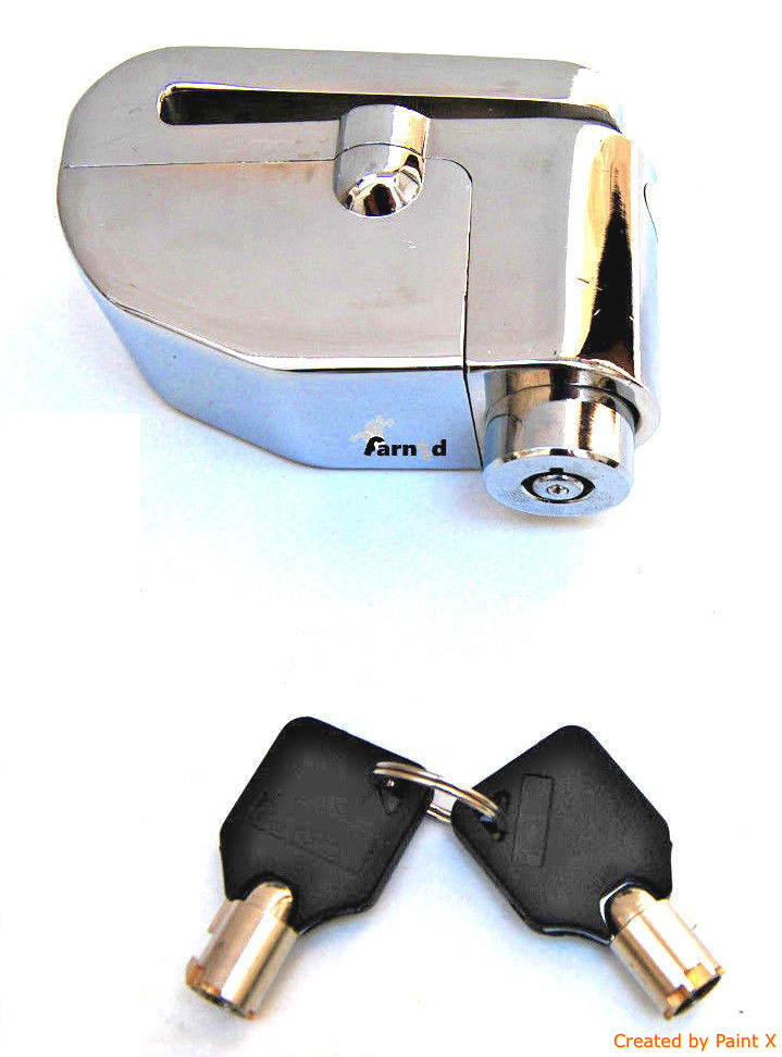 21844 BLOQUEO DE DISCO DE RUEDA BLOQUEO DE RUEDAS BLOQUEO CON ALARMA ANTIRROBO MOTOCICLETA BIKE CI