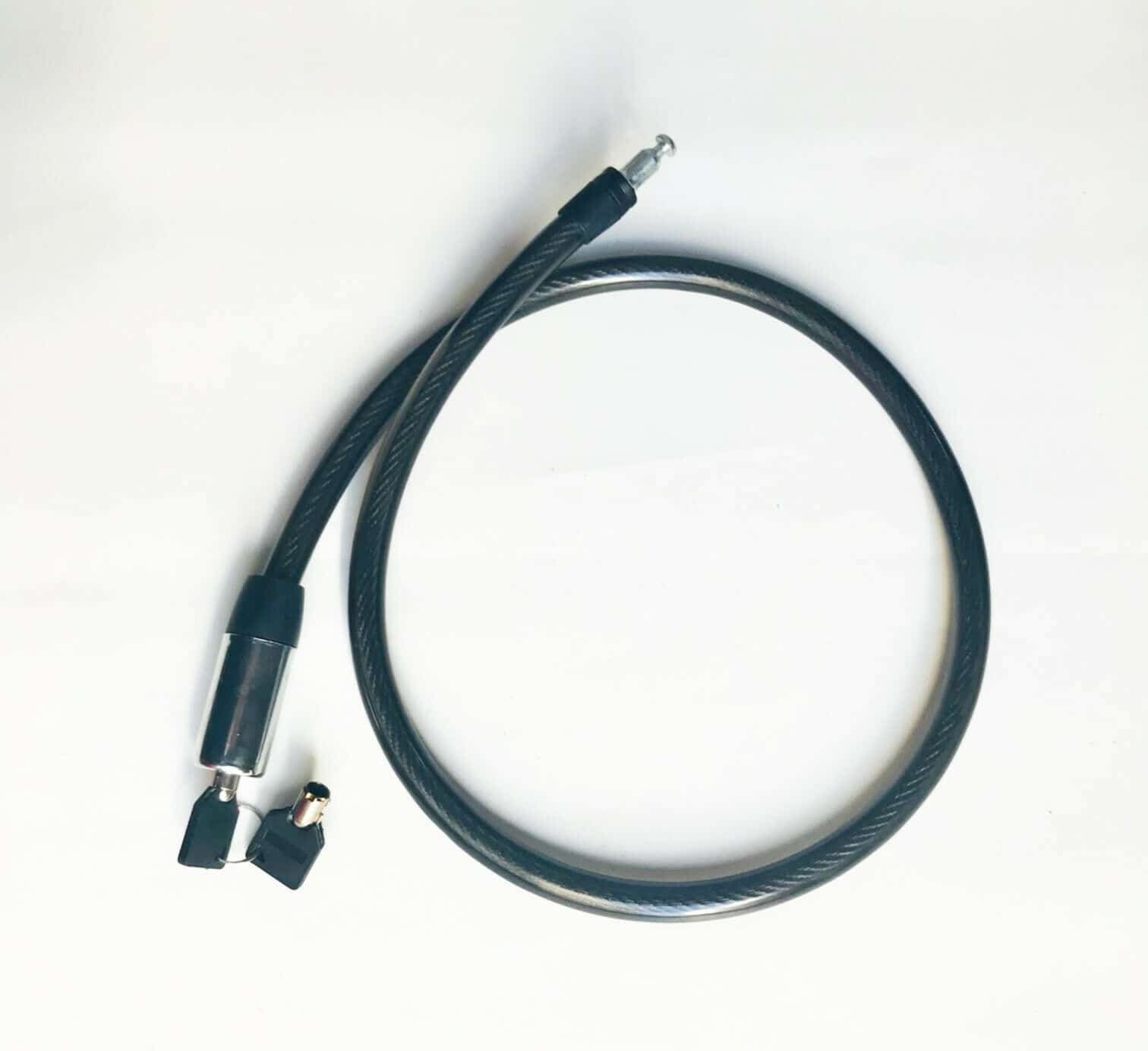 20893 CANDADO CADENA CADENA BICICLETA MOTO SCOOTER LLAVES SEGURIDAD HIERRO NEGRO 649