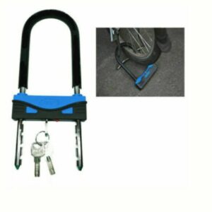 BLOQUEO EN U CADENA DE SEGURIDAD ANTIRROBO MOTOCICLETA BICICLETA BICICLETA ARCO RÍGIDO 088