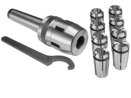 TORNO DE FRESADO MANDRIL DE PINZA CM2 CON 8 SOPORTES DE PINZA M10 MT2