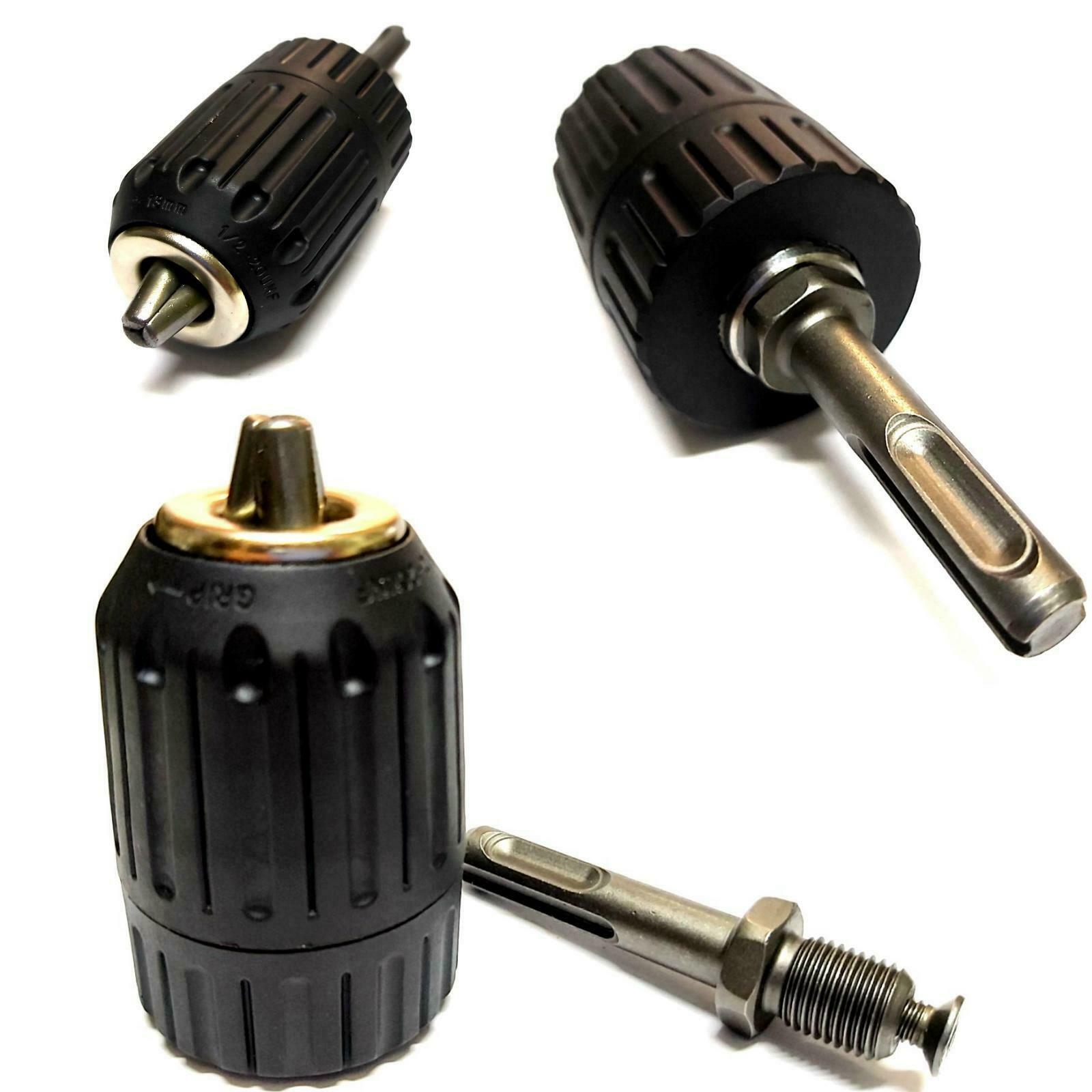 MANDRIL AUTOBLOCANTE PARA TALADRO 2-13mm + ADAPTADOR SDS PLUS 2-13mm 1/2 F.