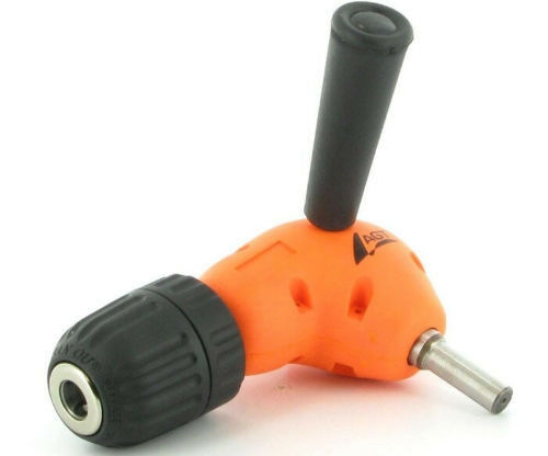 MANDRIL DE ÁNGULO RECTO DE 90° PARA TALADRO Y ATORNILLADOR DE PESCA