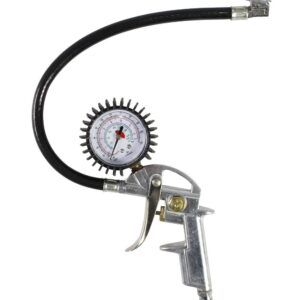 MANÓMETRO DE AIRE COMPRIMIDO INFLADOR DE NEUMÁTICOS PISTOLA DE PRESIÓN 15 BAR 162 OX