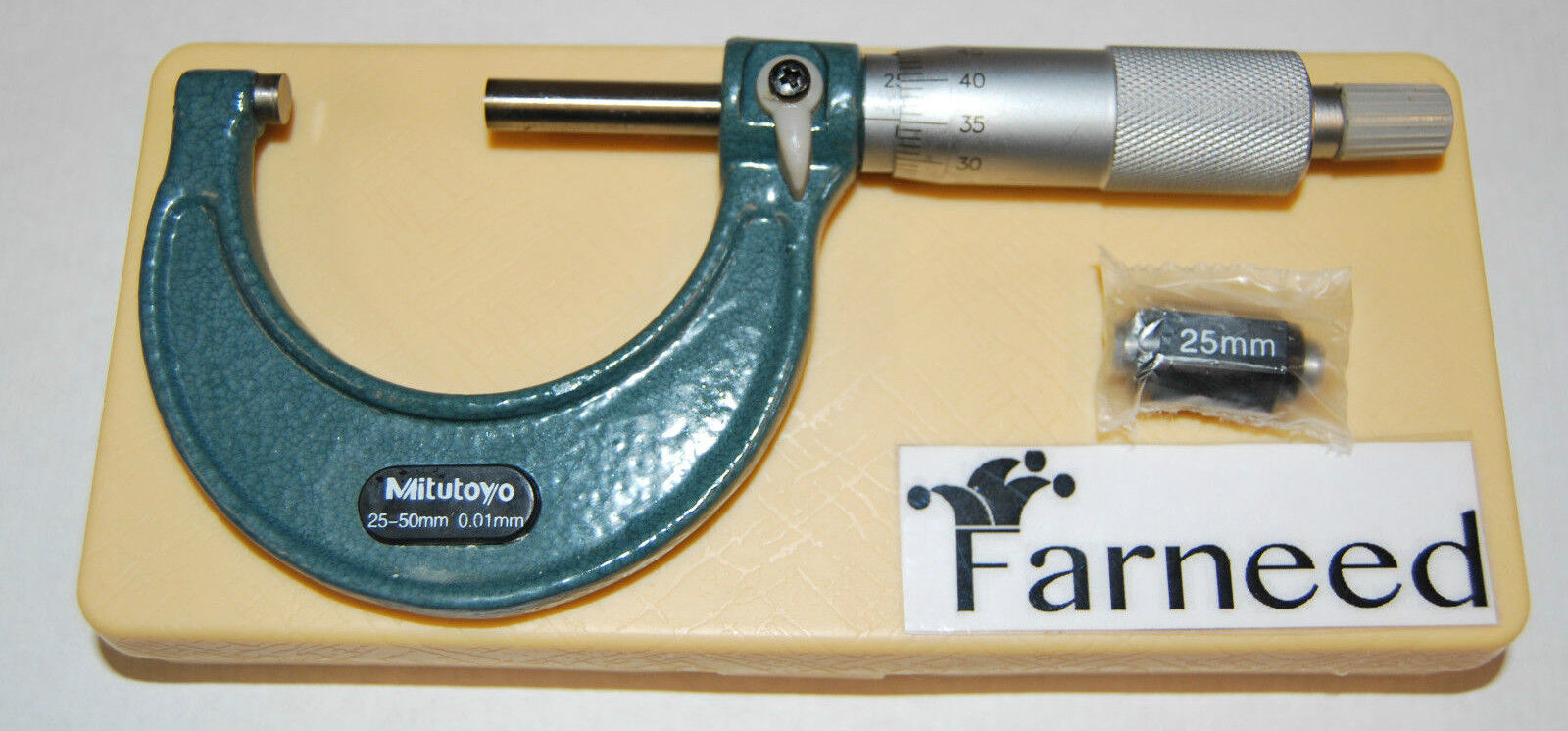 MICRÓMETRO ANALÓGICO CENTESIMAL 0 -25 mm MEDIDOR DE ESPESORES MIT 1 339