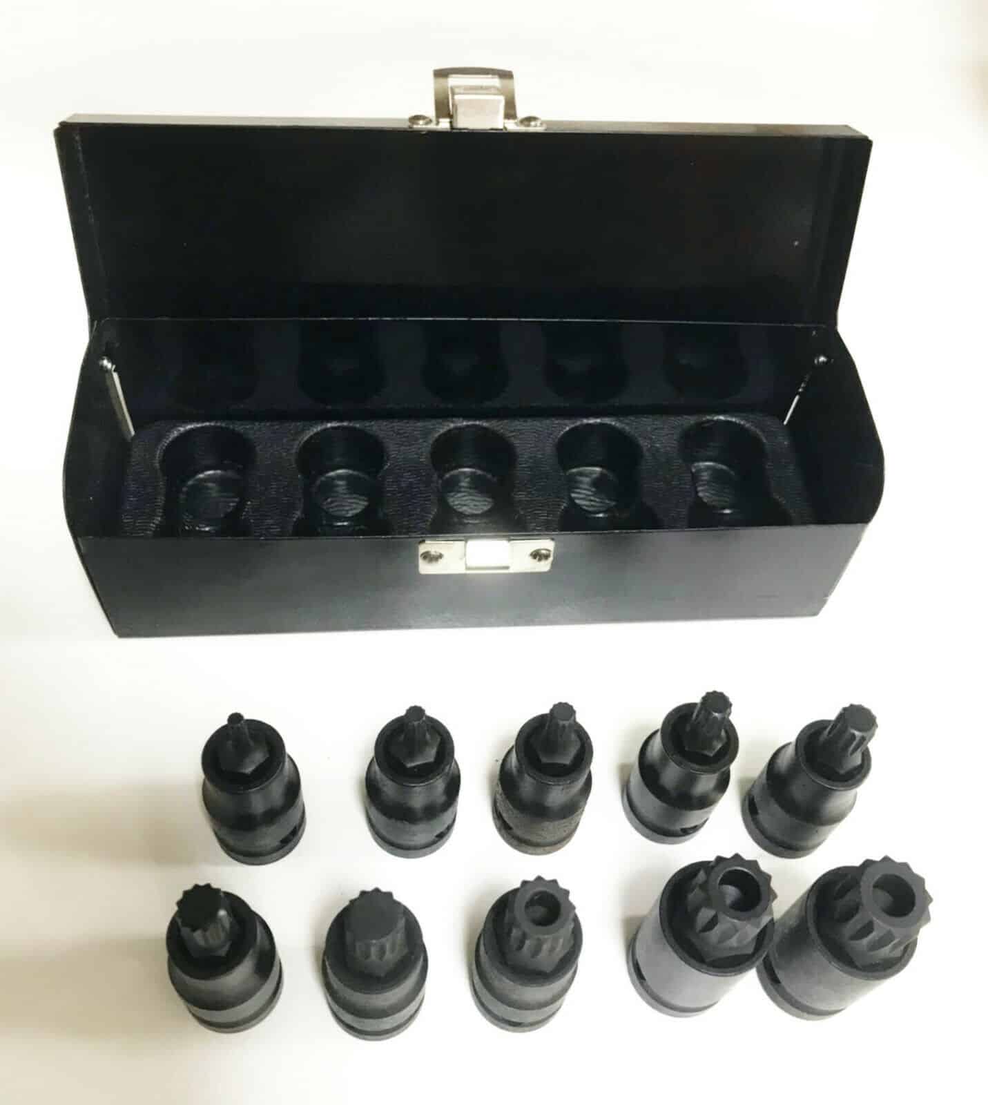 JUEGO DE LLAVES DE VASO XZN IMPACT Socket M4 M18 DESTORNILLADOR DE 1/2" 997 SK