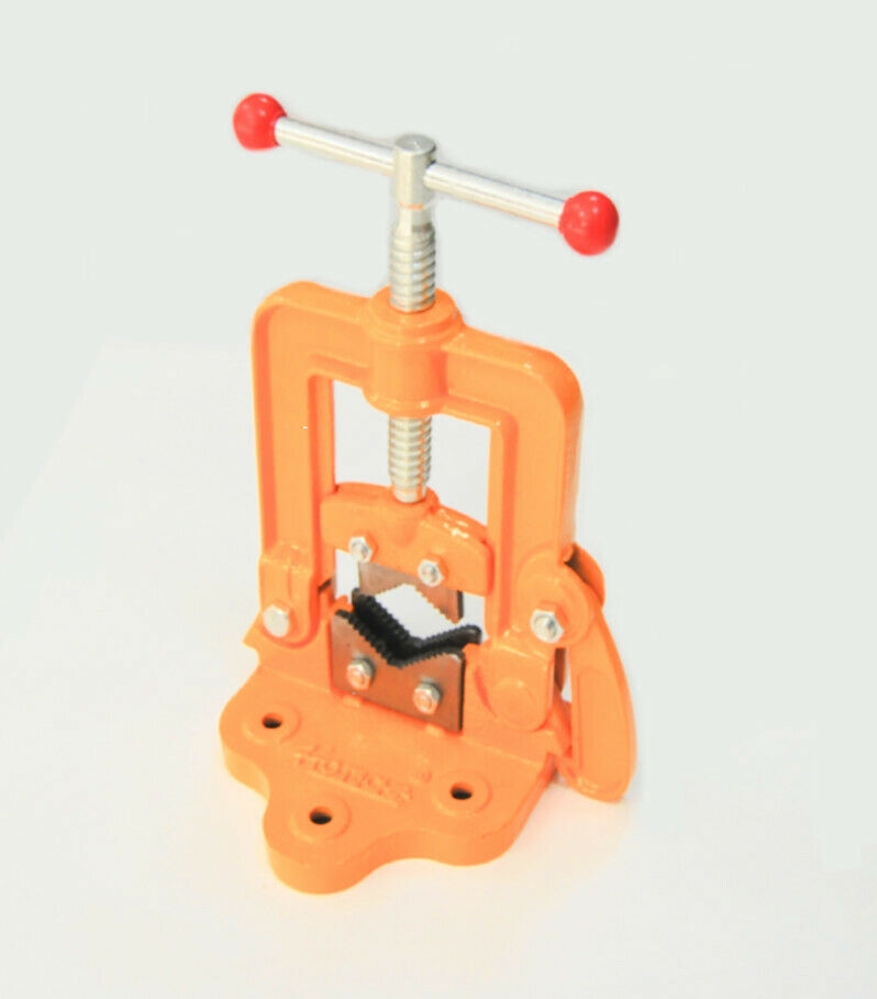 TORNILLO DE BANCO REVERSIBLE TORNILLO DE BANCO TUBO DE ACERO DE 2 PULGADAS CON ABRAZADERA DE BISAGRA 982