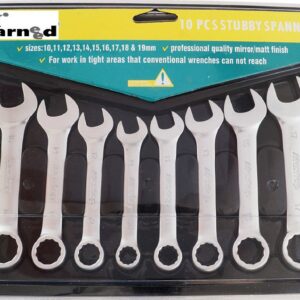 LLAVES COMBINADAS 10PCS SHORT DWARF 10/19mm COMBINACIÓN