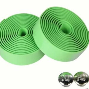 2 CINTAS DE MANILLAR CINTA BICICLETA BICICLETA DE CARRERAS DE BICICLETAS GORRAS DE IMPACTO VERDE