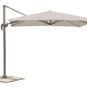 SOMBRILLA CON JARDÍN DE BRAZOS 3x4 mt CENADOR DESCENTRALIZADO CRUDO 266V