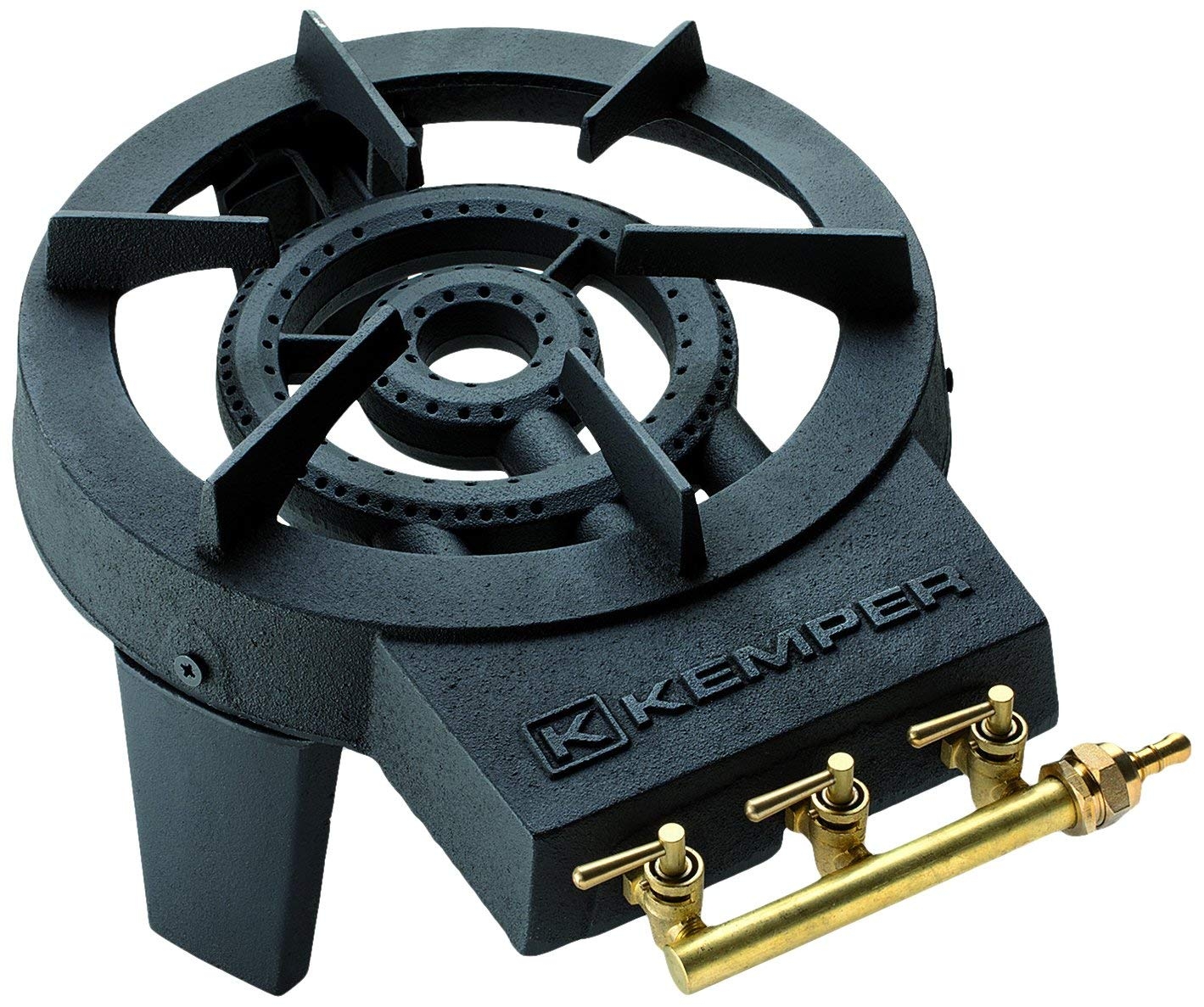 ESTUFA DE GAS DE HIERRO FUNDIDO QUEMADOR DE 3 QUEMADORES CORONAS ESTUFA DE CAMPING LPG