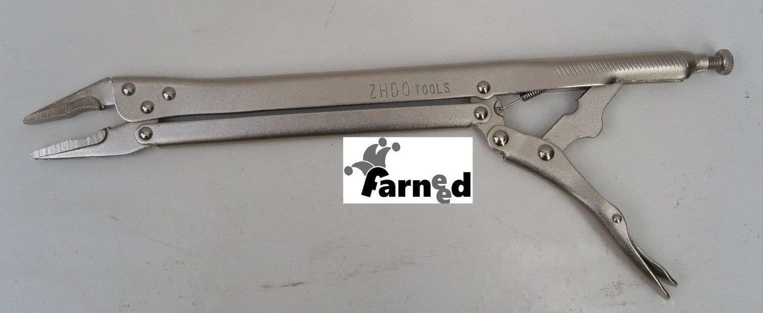 ALICATES AUTOBLOCANTES GATILLO LARGO ALICATES DE PUNTA MECÁNICA DE 350 MM DE LARGO