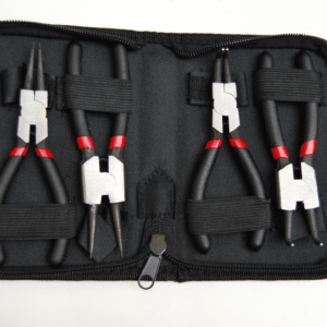 MINI PINZAS SEEGER 4 PIEZAS DE SUJETADORES ANILLOS 175 mm INTERIOR EXTERIOR ENSANCHAR APRETAR 186