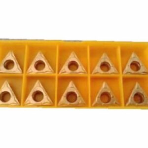 10 PLACAS DE INSERCIÓN DE HERRAMIENTAS DE TORNO INSERTOS TRIANGULARES LATERALES 16 MM TCMT16