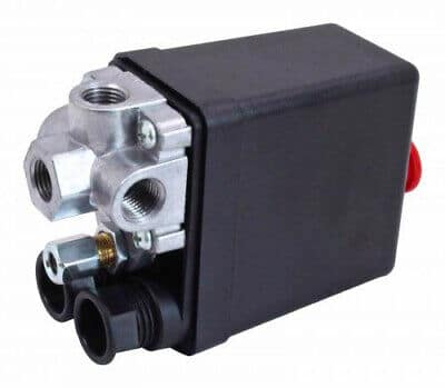 PRESOSTATO DE 4 VÍAS PARA COMPRESOR MONOFÁSICO 220 V 12 BAR X ABAC FINI FIAC 878sa