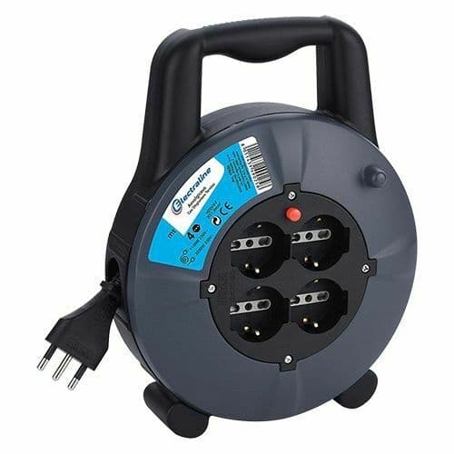 CABLE ELÉCTRICO EXTENSIÓN CARRETE 5 MT METROS 3X1