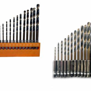 JUEGO DE 13 BROCAS HSS PARA METAL DE 1