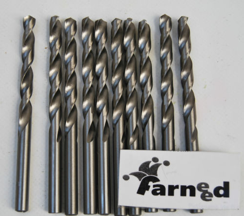 BROCAS TITANIO COBALTO ACERO para metal set 10 piezas 4mm farneed