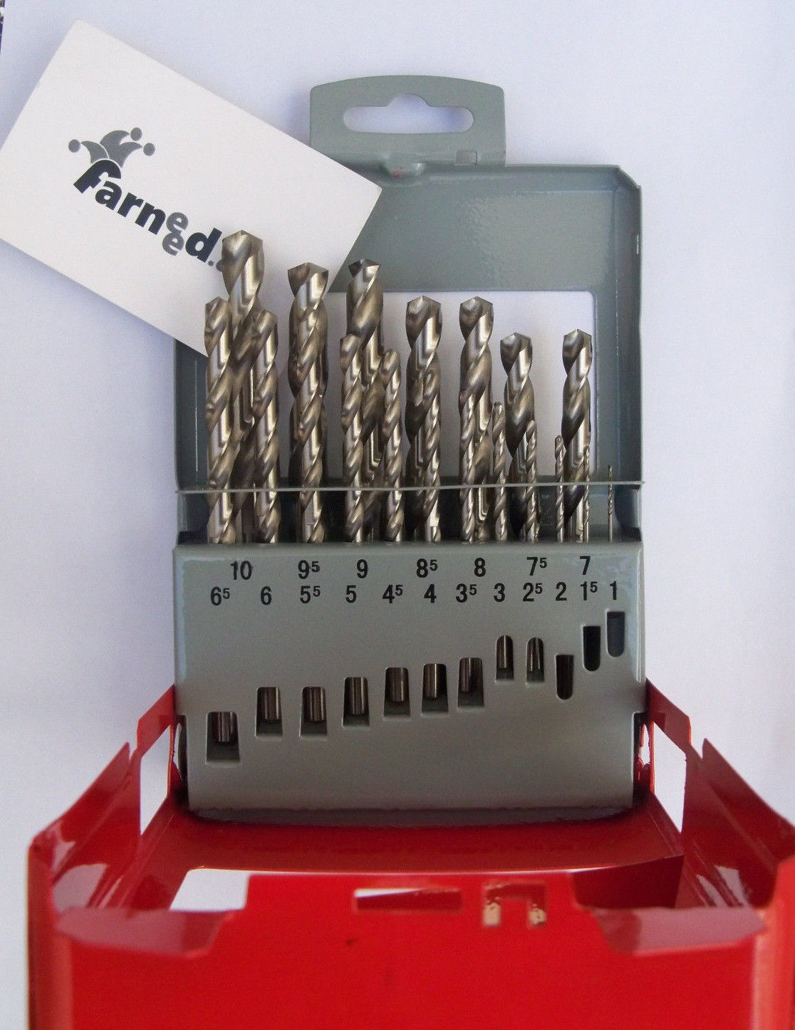 JUEGO DE 19 BROCAS PROFESIONALES ACERO