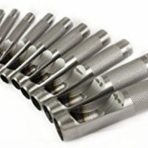 PUNZONES PUNZÓN TROQUELADO PARA CUERO CINTURÓN DE CUERO 12 piezas MÉTRICO 575