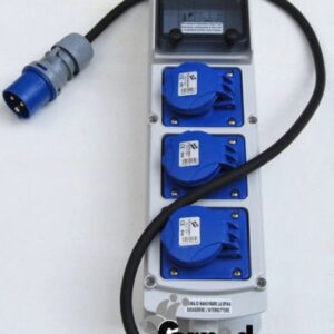 CUADRO ELÉCTRICO MONOFÁSICO DE DISTRIBUCIÓN 3 TOMAS CON CERTIFICACIÓN 16A 011