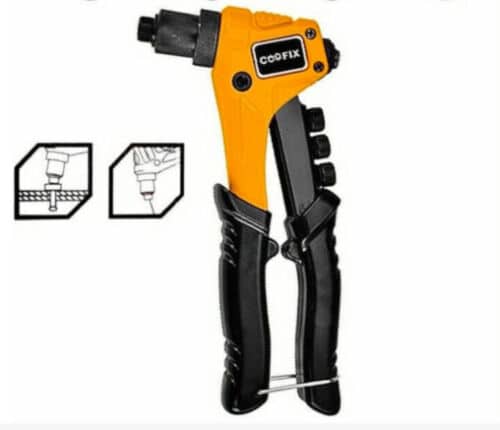 REMACHADORA MANUAL 4 CABEZALES 8" PARA INSERTOS DE REMACHES 2.4 3.2 4.0 4.8 800cfx