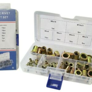 JUEGO 50 PIEZAS REMACHES ESPÁRRAGOS ROSCADOS INSERTOS DE REMACHADORA DE COBRE M3 M4 M5 M6 M8 M10