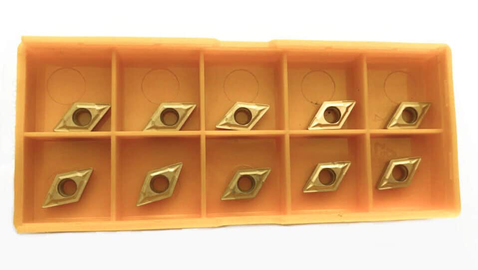 10 PLACAS INSERTOS DE HERRAMIENTAS TORNO INSERTOS DE DIAMANTE LATERALES PLACAS DE 7 MM