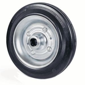 RUEDAS RUEDAS INDUSTRIAL DE CAUCHO MACIZO mm 200x50 RODAMIENTOS 382av
