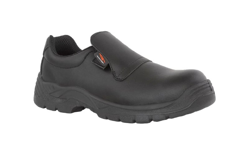 Zapatos de seguridad para hostelería cocina cocinero lácteos S2 plata TSS negro talla 43