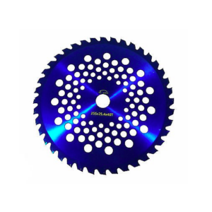CUCHILLA CUCHILLA CUCHILLA ACERO 36 DIENTES DESBROZADORA DE DIAMANTE 255mm 6600rpm RECORTADORA DE CÉSPED