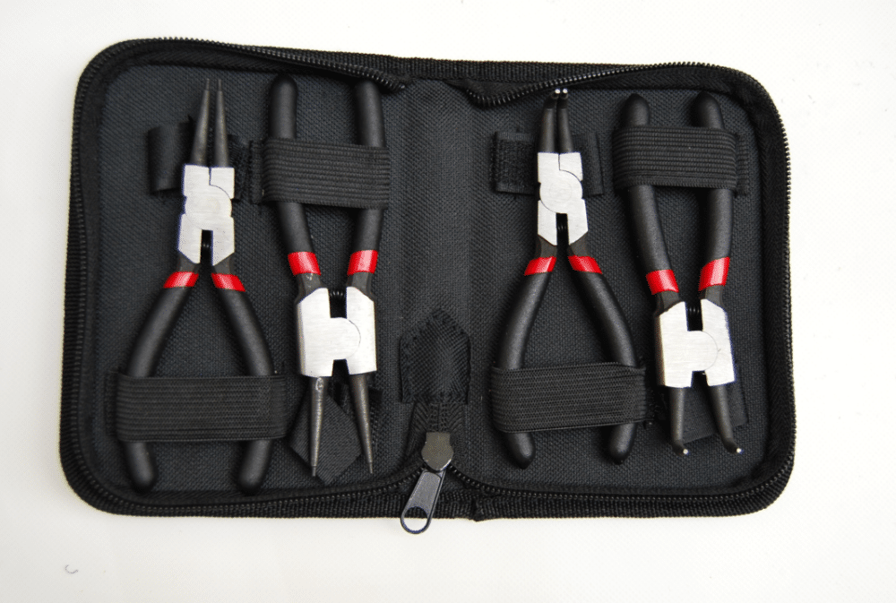 MINI PINZAS SEEGER 4 PIEZAS ANILLOS DE RETENCIÓN 225 mm INTERIOR EXTERIOR ENSANCHAR APRETAR 193