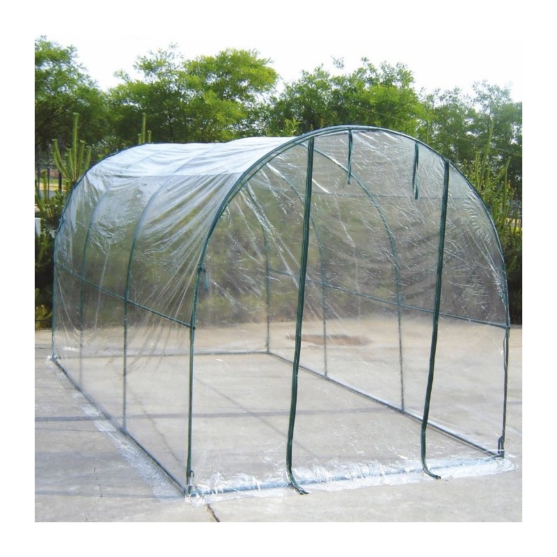 TÚNEL INVERNADERO JARDÍN PROTECCIÓN VEGETAL HOJA DE PVC cm 200x180x300 149