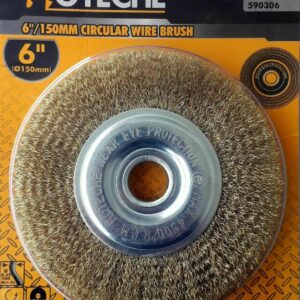 BANCO DE MOLINILLO CEPILLO DE RUEDA DIÁMETRO 150 MM 6" DISCO DE ALAMBRE DE ACERO 310Hm