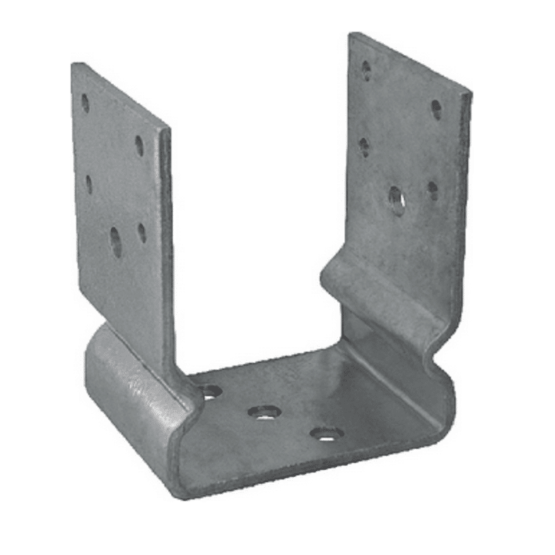 SOPORTE PARA SOPORTE ELEVADO EN FORMA DE U PARA VIGAS DE MADERA PILAR SUSPENDIDO MM 60x70x130 651