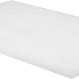 TABLA DE CORTAR DE POLIETILENO PARA ALIMENTOS BLANCO VERDE AMARILLO PIES DE COCINA 60X40X2 BLANCO