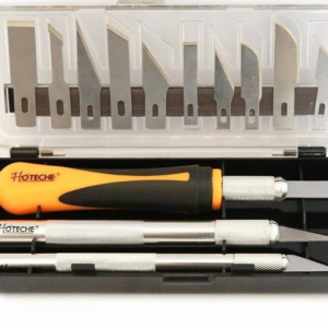 KIT SET 16 CORTADORES CUCHILLO CORTADOR CUCHILLA CORTADORA BALSA CUCHILLA DE CORTE 945 CALIENTE